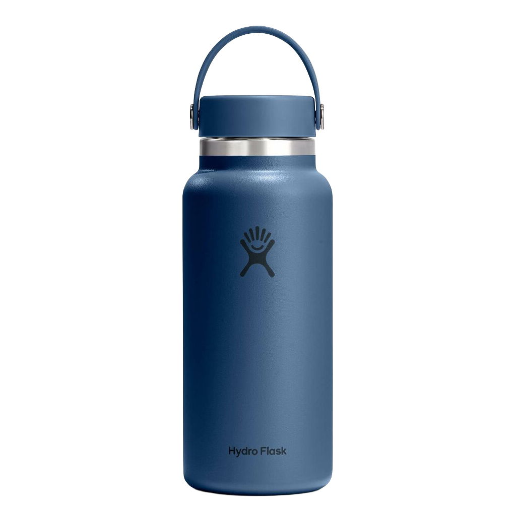 Hydro Flask 32 oz wide mouth water bottle in blue