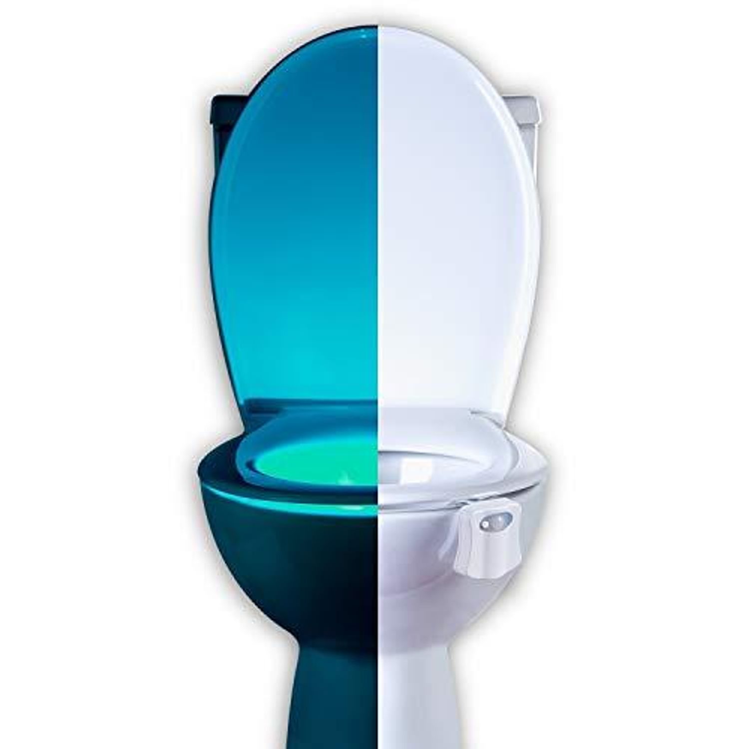 Motion sensor LED night light for hallways and bathrooms