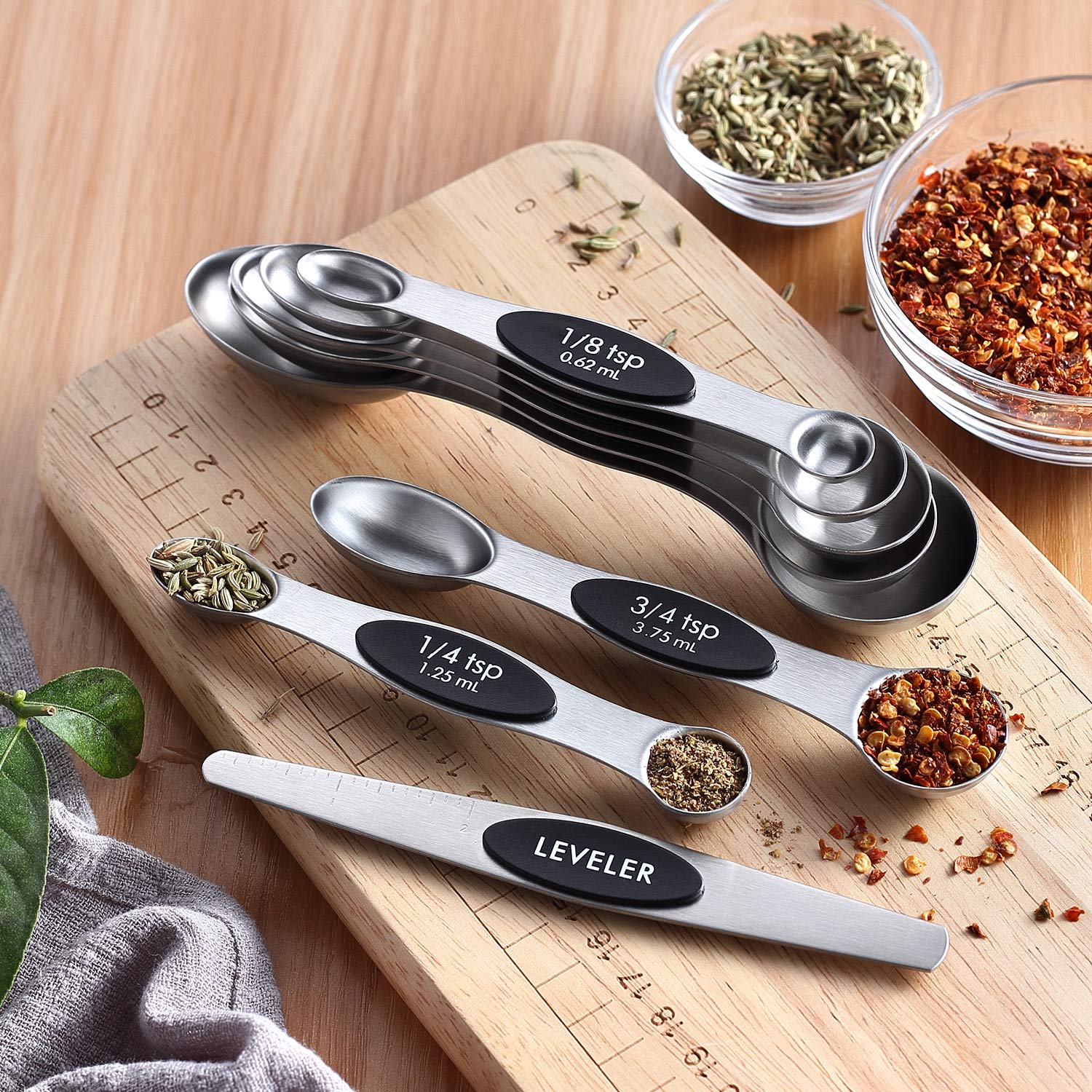Spring Chef stainless steel measuring spoons set