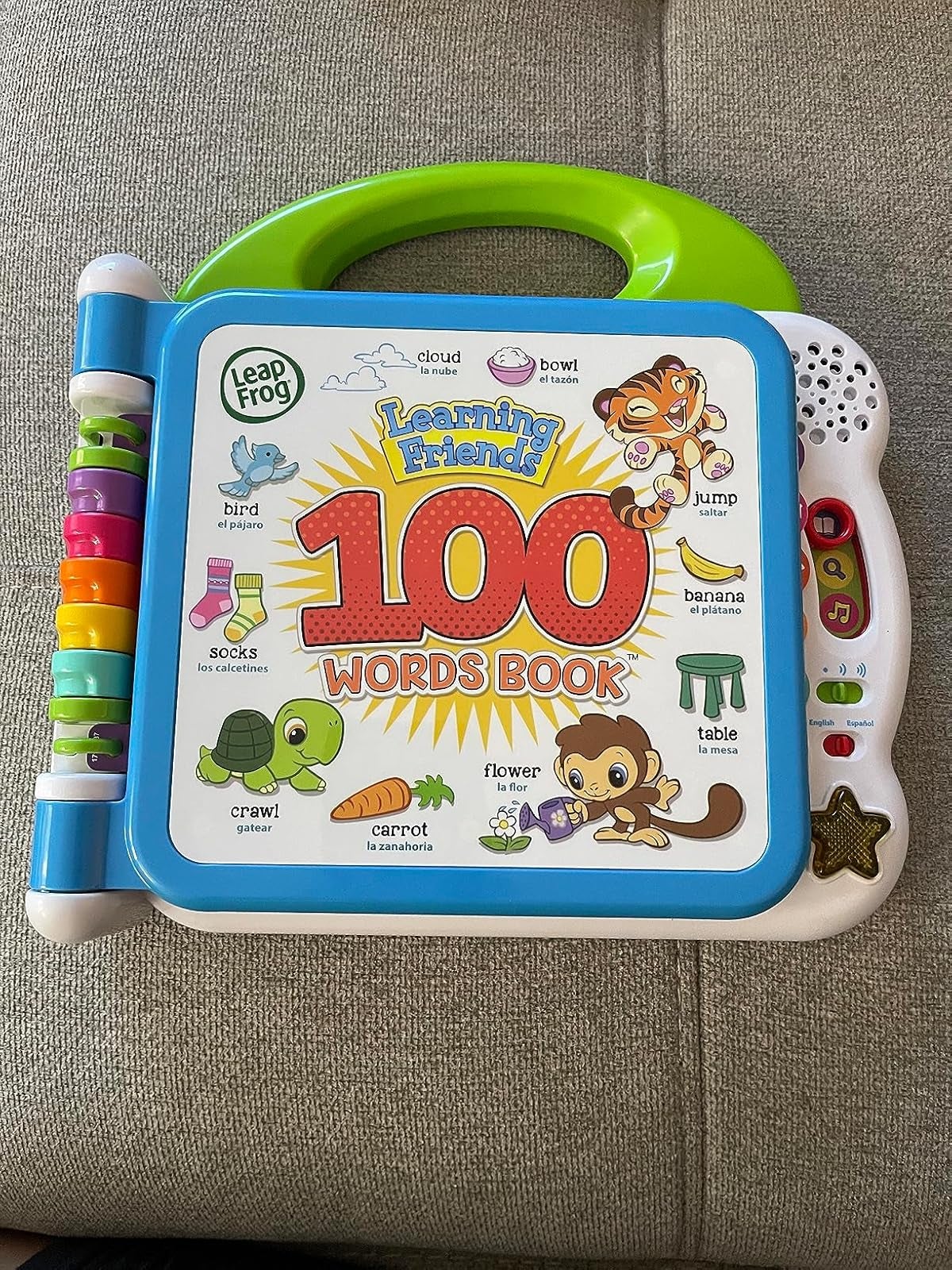 LeapFrog Learning Friends 100 Words bilingual book for toddlers