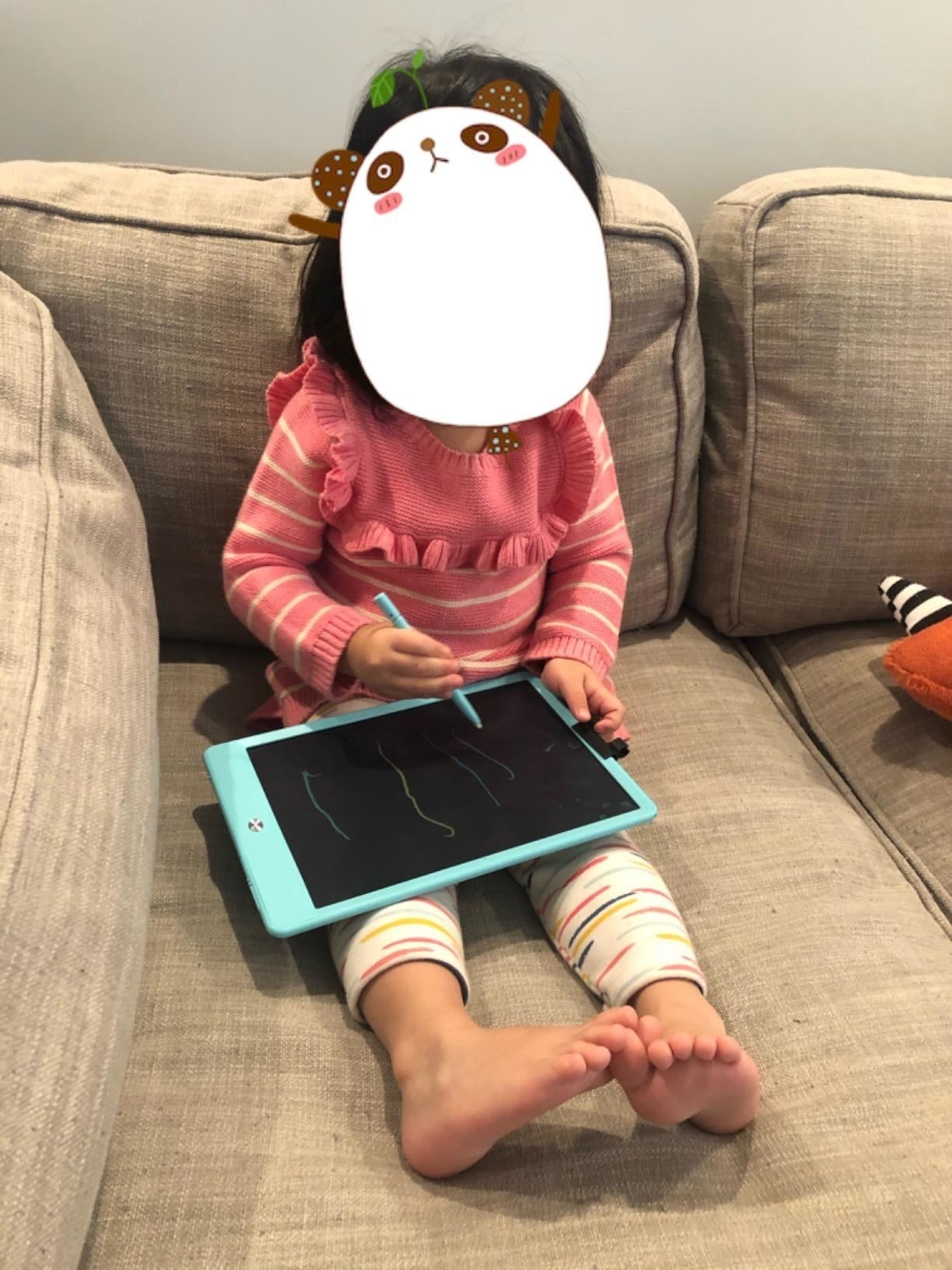 LCD writing tablet with stylus for kids drawing